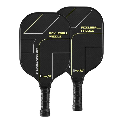 SportZone.co.nz Baby & Kids > Baby & Kid's Toys > Outdoor Play Equipment Everfit 2PCS Pickleball Paddles Set Outdoor Pickle Balls Rackets with Cover Bag Training Everfit 2PCS Pickleball Paddles Set Outdoor Pickle Balls Rackets with Cover Bag Training