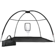 SportZone.co.nz Sports & Fitness > Golf > Golf Training Aids Everfit 3.5m Golf Practice Net Portable Training Aid Driving Target Tent Black Everfit 3.5m Golf Practice Net Portable Training Aid Driving Target Tent Black