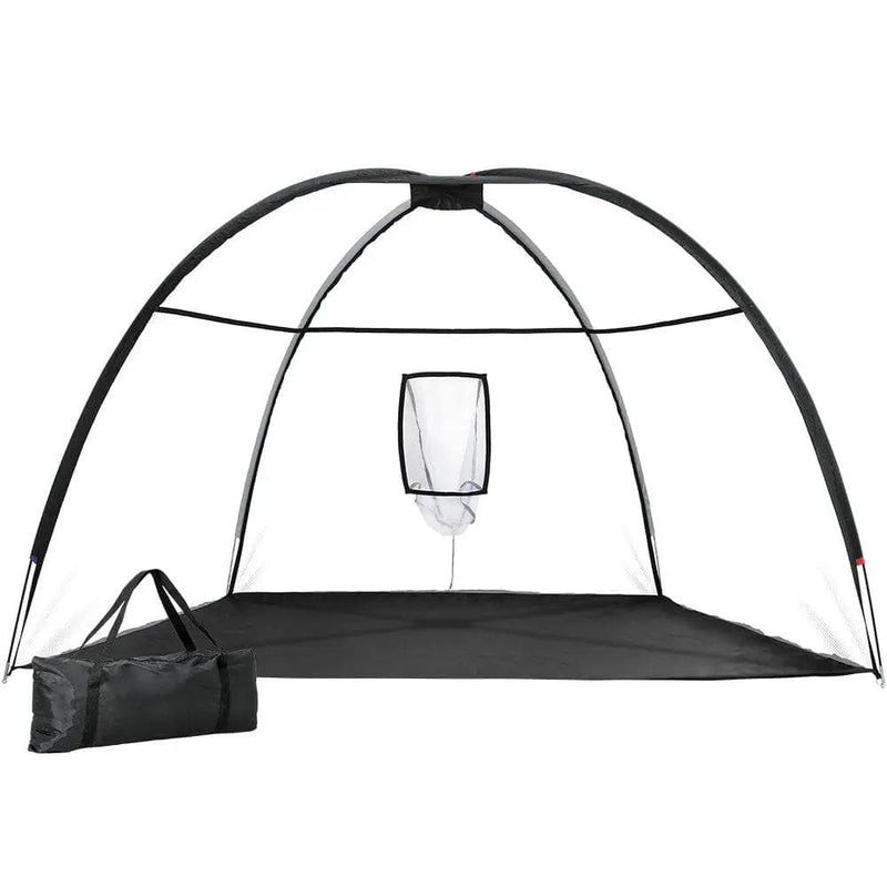 SportZone.co.nz Sports & Fitness > Golf > Golf Training Aids Everfit 3.5m Golf Practice Net Portable Training Aid Driving Target Tent Black Everfit 3.5m Golf Practice Net Portable Training Aid Driving Target Tent Black