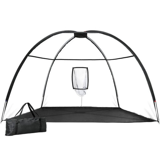 SportZone.co.nz Sports & Fitness > Golf > Golf Training Aids Everfit 3.5m Golf Practice Net Portable Training Aid Driving Target Tent Black Everfit 3.5m Golf Practice Net Portable Training Aid Driving Target Tent Black