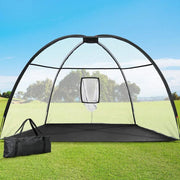 SportZone.co.nz Sports & Fitness > Golf > Golf Training Aids Everfit 3.5m Golf Practice Net Portable Training Aid Driving Target Tent Black Everfit 3.5m Golf Practice Net Portable Training Aid Driving Target Tent Black