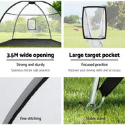 SportZone.co.nz Sports & Fitness > Golf > Golf Training Aids Everfit 3.5m Golf Practice Net with Driving Mat Training Aid Target Hitting Everfit 3.5m Golf Practice Net with Driving Mat Training Aid Target Hitting