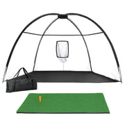 SportZone.co.nz Sports & Fitness > Golf > Golf Training Aids Everfit 3.5m Golf Practice Net with Driving Mat Training Aid Target Hitting Everfit 3.5m Golf Practice Net with Driving Mat Training Aid Target Hitting