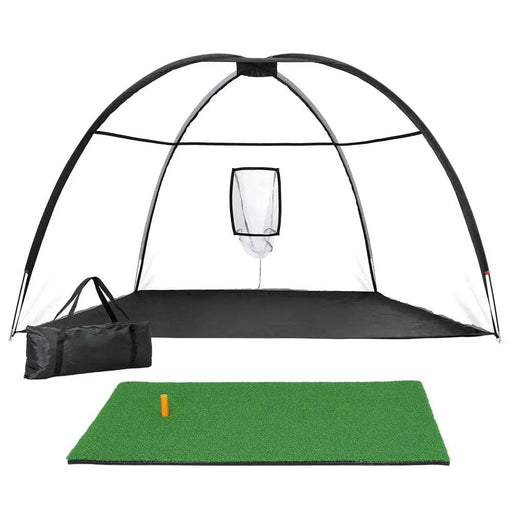 SportZone.co.nz Sports & Fitness > Golf > Golf Training Aids Everfit 3.5m Golf Practice Net with Driving Mat Training Aid Target Hitting Everfit 3.5m Golf Practice Net with Driving Mat Training Aid Target Hitting