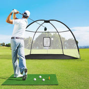 SportZone.co.nz Sports & Fitness > Golf > Golf Training Aids Everfit 3.5m Golf Practice Net with Driving Mat Training Aid Target Hitting Everfit 3.5m Golf Practice Net with Driving Mat Training Aid Target Hitting