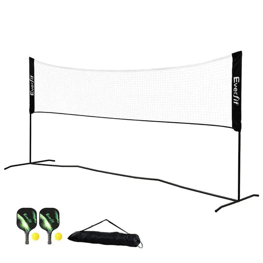 SportZone.co.nz Sports & Fitness > Ball Sports > Netball & Netball Accessories Everfit 3.6M Portable Sports Net For Badminton Tennis Volleyball Adjustable Everfit 3.6M Portable Sports Net For Badminton