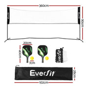 SportZone.co.nz Sports & Fitness > Ball Sports > Netball & Netball Accessories Everfit 3.6M Portable Sports Net For Badminton Tennis Volleyball Adjustable Everfit 3.6M Portable Sports Net For Badminton