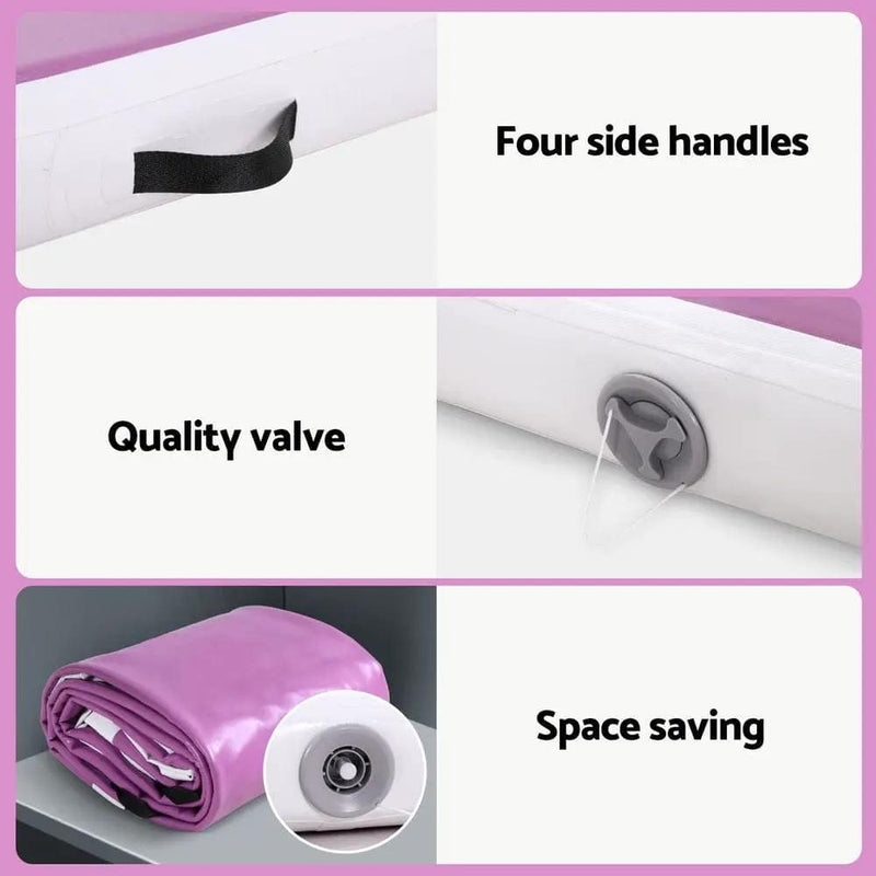 SportZone.co.nz Sports & Fitness > Exercise, Gym & Fitness > Gymnastics Everfit 3M Air Track Inflatable Gymnastics Mat Purple With Pump Everfit 3M Air Track Gymnastics Mat Purple With Pump