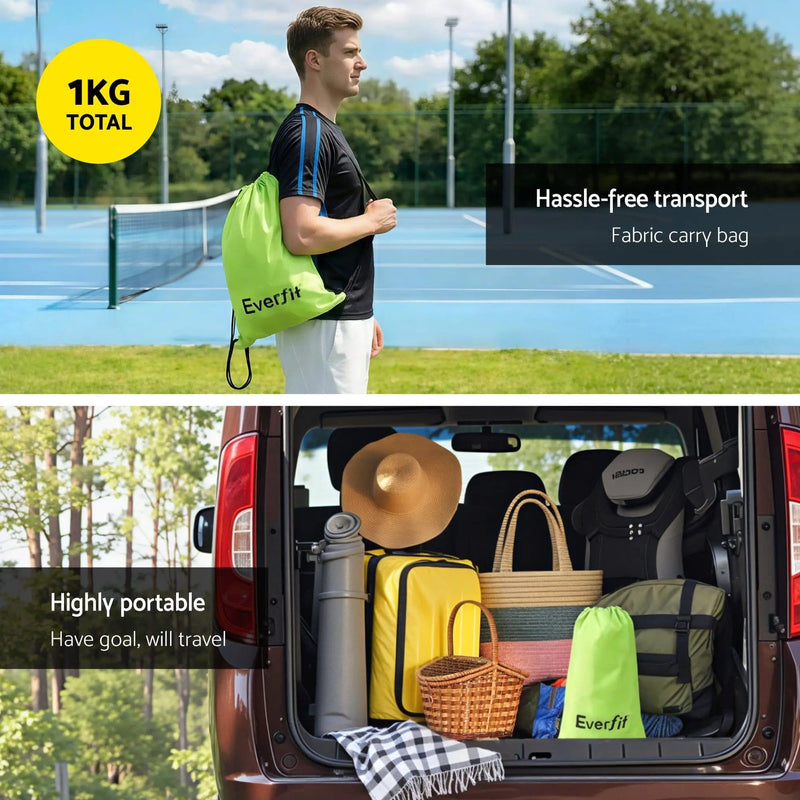 SportZone.co.nz Sports & Fitness > Ball Sports > Netball & Netball Accessories Everfit 3M Badminton Tennis Net Portable Volleyball Kit Yellow Everfit 3M Badminton Tennis Net Portable Volleyball Kit Yellow