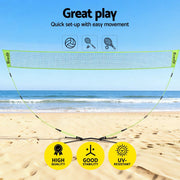 SportZone.co.nz Sports & Fitness > Ball Sports > Netball & Netball Accessories Everfit 3M Badminton Tennis Net Portable Volleyball Kit Yellow Everfit 3M Badminton Tennis Net Portable Volleyball Kit Yellow