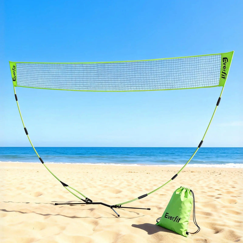 SportZone.co.nz Sports & Fitness > Ball Sports > Netball & Netball Accessories Everfit 3M Badminton Tennis Net Portable Volleyball Kit Yellow Everfit 3M Badminton Tennis Net Portable Volleyball Kit Yellow