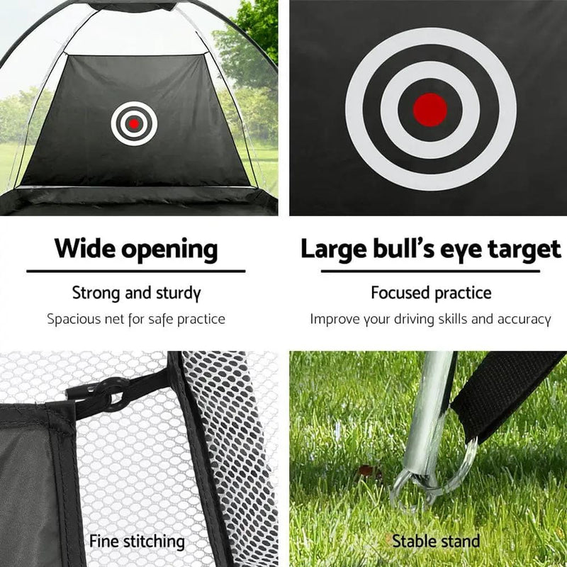SportZone.co.nz Sports & Fitness > Golf Everfit 3M Golf Practice Net And Training Mat With Target Everfit Golf Practice Net With Mat And Target