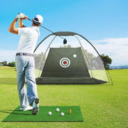 SportZone.co.nz Sports & Fitness > Golf Everfit 3M Golf Practice Net And Training Mat Set With Driving Target Everfit 3M Golf Practice Net And Training Mat
