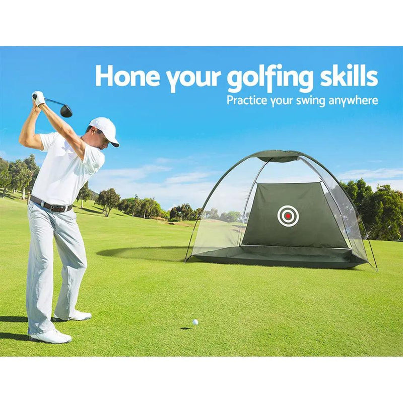 SportZone.co.nz Sports & Fitness > Golf Everfit 3M Golf Practice Net And Training Mat Set With Driving Target Everfit 3M Golf Practice Net And Training Mat
