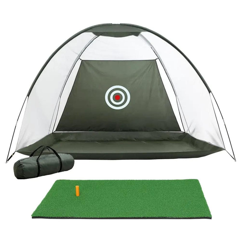 SportZone.co.nz Sports & Fitness > Golf Everfit 3M Golf Practice Net And Training Mat Set With Driving Target Everfit 3M Golf Practice Net And Training Mat