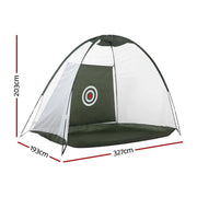 SportZone.co.nz Sports & Fitness > Golf Everfit 3M Golf Practice Net Portable Training Aid Driving Target Tent Green Everfit 3M Golf Practice Net Portable Training Aid Driving Target Tent Green