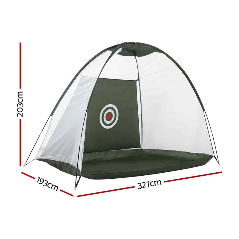 SportZone.co.nz Sports & Fitness > Golf Everfit 3M Golf Practice Net Portable Training Aid Driving Target Tent Green Everfit 3M Golf Practice Net Portable Training Aid Driving Target Tent Green