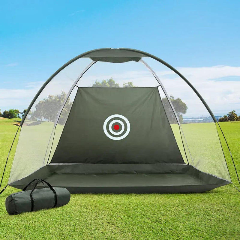 SportZone.co.nz Sports & Fitness > Golf Everfit 3M Golf Practice Net Portable Training Aid Driving Target Tent Green Everfit 3M Golf Practice Net Portable Training Aid Driving Target Tent Green