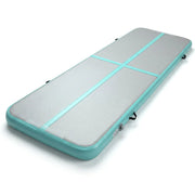 SportZone.co.nz Sports & Fitness > Fitness Accessories Everfit 3m x 1m Air Track Mat Gymnastics Mint Green And Grey Everfit Air Track Mat 3m x 1m Gymnastics Mint