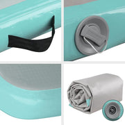 SportZone.co.nz Sports & Fitness > Fitness Accessories Everfit 3m x 1m Air Track Mat Gymnastics Mint Green And Grey Everfit Air Track Mat 3m x 1m Gymnastics Mint