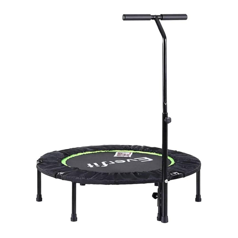 SportZone.co.nz Sports & Fitness > Trampolines > Trampolines & Accessories Everfit 40inch Fitness Foldable Trampoline Jumping Rebounder Home Gym Handrail Everfit 40inch Fitness Foldable Trampoline Jumping Rebounder Home Gym Handrail