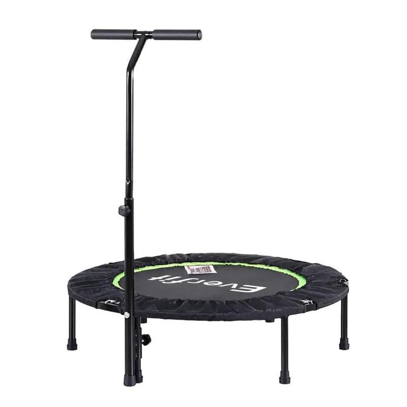 SportZone.co.nz Sports & Fitness > Trampolines > Trampolines & Accessories Everfit 40inch Fitness Foldable Trampoline Jumping Rebounder Home Gym Handrail Everfit 40inch Fitness Foldable Trampoline Jumping Rebounder Home Gym Handrail