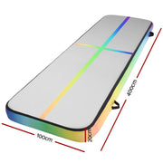 SportZone.co.nz Sports & Fitness > Fitness Accessories Everfit 4M Air Track Gymnastics Tumbling Exercise Cheerleading Mat Inflatable Everfit Air Track Tumbling Mat For Gymnastics And Yoga