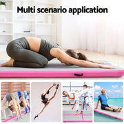 SportZone.co.nz Sports & Fitness > Exercise, Gym & Fitness > Gymnastics Everfit 4M Air Track Gymnastics Tumbling Exercise Cheerleading Mat Inflatable Pink Everfit 4M Air Track Gymnastics Tumbling Exercise Cheerleading Mat Inflatable Pink