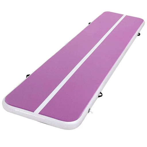 SportZone.co.nz Sports & Fitness > Exercise, Gym & Fitness > Gymnastics Everfit 4M Air Track Gymnastics Tumbling Exercise Yoga Mat W/ Pump Inflatable Purple Everfit 4M Air Track Gymnastics Tumbling Exercise Yoga Mat W/ Pump Inflatable Purple