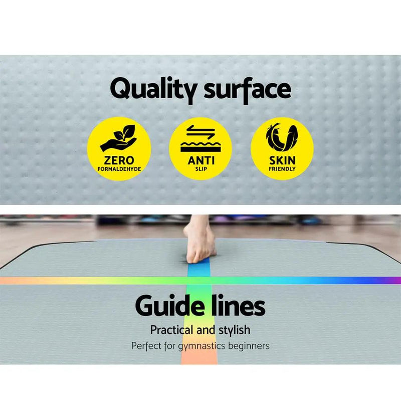 SportZone.co.nz Sports & Fitness > Fitness Accessories Everfit Air Track Inflatable Tumbling Mat For Gymnastics And Yoga Everfit Air Track Tumbling Mat For Gymnastics And Yoga