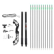 SportZone.co.nz Baby & Kids > Baby & Kid's Toys > Outdoor Play Equipment Everfit 55lb Recurve Bow Arrow Set Takedown For Beginners Green Everfit 55lb Recurve Bow Arrow Set for Beginners