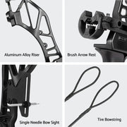 SportZone.co.nz Baby & Kids > Baby & Kid's Toys > Outdoor Play Equipment Everfit 55lbs Recurve Take Down Bow Arrow Set For Beginners Red Everfit 55lbs Recurve Take Down Bow For Beginners