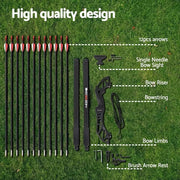 SportZone.co.nz Baby & Kids > Baby & Kid's Toys > Outdoor Play Equipment Everfit 55lbs Recurve Take Down Bow Arrow Set For Beginners Red Everfit 55lbs Recurve Take Down Bow For Beginners