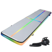 SportZone.co.nz Sports & Fitness > Fitness Accessories Everfit Air Track Inflatable Gymnastics Mat With Pump 5m Colourful Everfit Air Track Inflatable Gymnastics Mat 5m