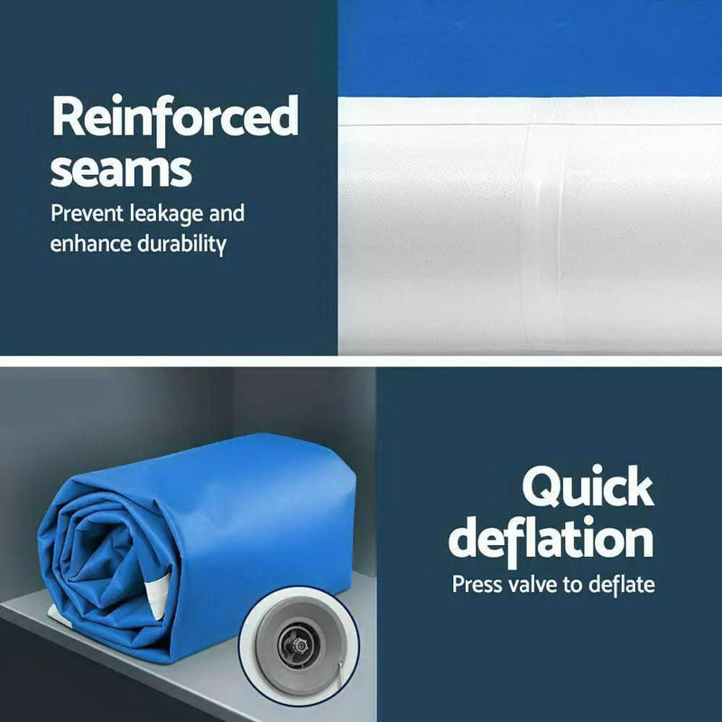 SportZone.co.nz Sports & Fitness > Fitness Accessories Everfit 5x1m Inflatable Air Track Mat 20cm Thick With Pump For Gymnastics Blue Everfit 5x1m Inflatable Air Track Mat 20cm Thick Blue