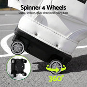 SportZone.co.nz Sports & Fitness > Golf > Golf Accessories Everfit White Rolling Golf Cart Bag With Cooler Pocket And Wheels Everfit White Rolling Golf Cart Bag With Cooler Pocket