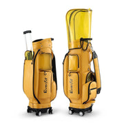 SportZone.co.nz Sports & Fitness > Golf > Golf Accessories Everfit Golf Cart Bag Rolling Trolley With Telescopic Handle And Cooler Pocket Everfit Golf Cart Bag With Telescopic Handle And Cooler