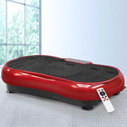 SportZone.co.nz Sports & Fitness > Exercise, Gym & Fitness > Vibration Exercise Machines Everfit Vibration Plate With Resistance Rope For Home Fitness Dark Red Everfit Vibration Plate With Resistance Rope