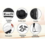 SportZone.co.nz Sports & Fitness > Exercise, Gym & Fitness > Vibration Exercise Machines Everfit Vibration Platform With Resistance Bands For Home Gym White Everfit Vibration Platform With Resistance Bands