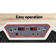 SportZone.co.nz Sports & Fitness > Exercise, Gym & Fitness > Vibration Exercise Machines Everfit Vibration Platform With Resistance Bands For Home Gym White Everfit Vibration Platform With Resistance Bands