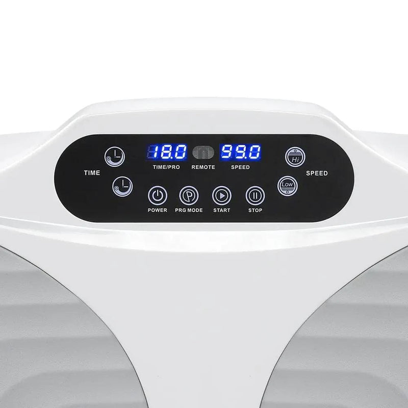 SportZone.co.nz Sports & Fitness > Exercise, Gym & Fitness > Vibration Exercise Machines Everfit Vibration Machine With Rhythm Platform And Resistance Rope Home Workout Everfit Vibration Machine With Rhythm Platform