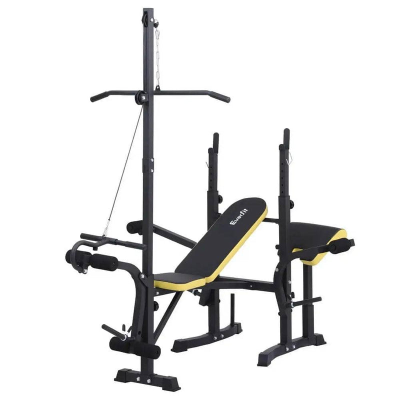 SportZone.co.nz Sports & Fitness > Exercise, Gym & Fitness > Gym Equipment & Accessories Everfit  Weight Bench 14in1 Press Multi-Station Fitness Home Gym Equipment Everfit  Weight Bench 14in1 Press Multi-Station Fitness Home Gym Equipment