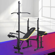 SportZone.co.nz Sports & Fitness > Exercise, Gym & Fitness > Gym Equipment & Accessories Everfit  Weight Bench 14in1 Press Multi-Station Fitness Home Gym Equipment Everfit  Weight Bench 14in1 Press Multi-Station Fitness Home Gym Equipment