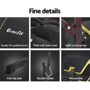 SportZone.co.nz Sports & Fitness > Exercise, Gym & Fitness > Gym Equipment & Accessories Everfit  Weight Bench 14in1 Press Multi-Station Fitness Home Gym Equipment Everfit  Weight Bench 14in1 Press Multi-Station Fitness Home Gym Equipment