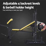 SportZone.co.nz Sports & Fitness > Exercise, Gym & Fitness > Gym Equipment & Accessories Everfit  Weight Bench 14in1 Press Multi-Station Fitness Home Gym Equipment Everfit  Weight Bench 14in1 Press Multi-Station Fitness Home Gym Equipment