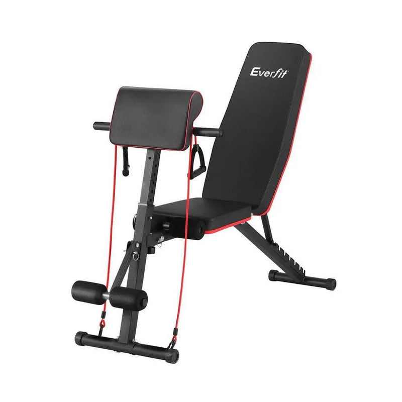 SportZone.co.nz Sports & Fitness > Exercise, Gym & Fitness > Exercise Benches Everfit Adjustable Weight Bench With Preacher Curl And Press 260kg Everfit Adjustable Weight Bench With Preacher Curl