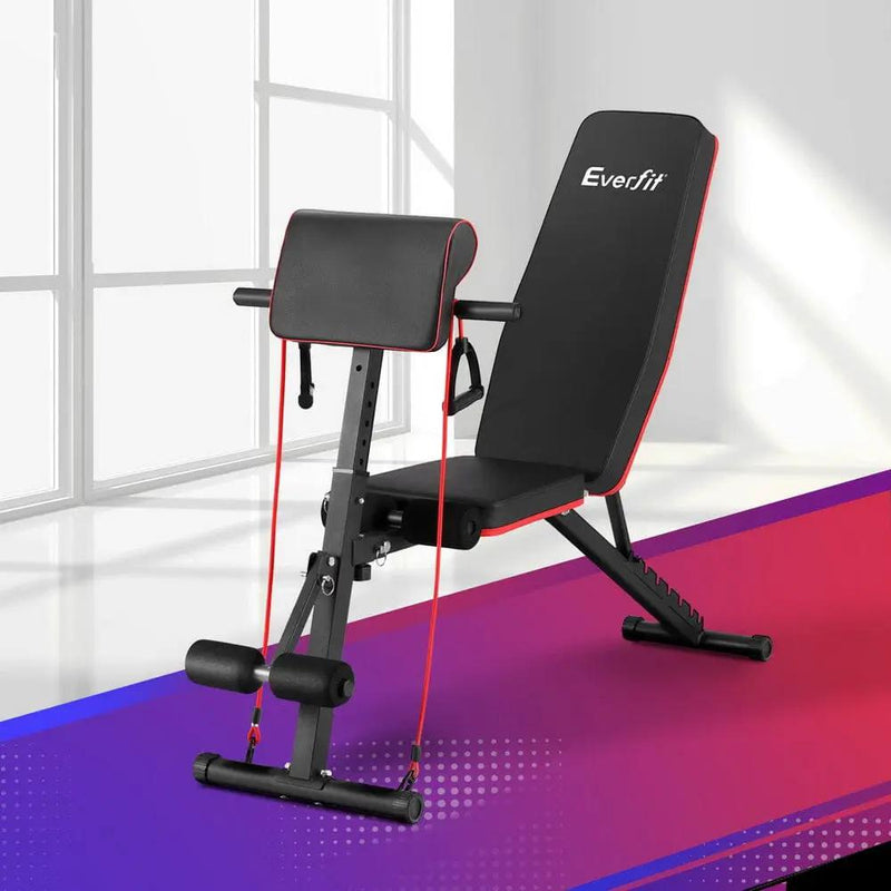 SportZone.co.nz Sports & Fitness > Exercise, Gym & Fitness > Exercise Benches Everfit Adjustable Weight Bench With Preacher Curl And Press 260kg Everfit Adjustable Weight Bench With Preacher Curl