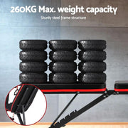 SportZone.co.nz Sports & Fitness > Exercise, Gym & Fitness > Exercise Benches Everfit Adjustable Weight Bench With Preacher Curl And Press 260kg Everfit Adjustable Weight Bench With Preacher Curl