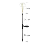 2 Pack Solar LED Firework Garden Light Waterproof LED Outdoor by salelink.co.nz