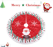 Christmas Tree Skirt 80x80cm by salelink.co.nz